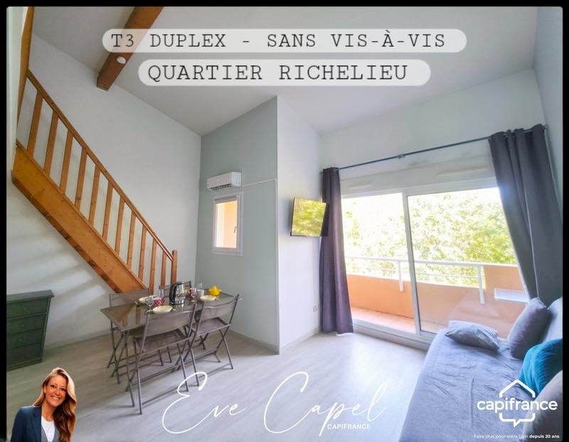 Duplex - 63 m² - 3 pièces