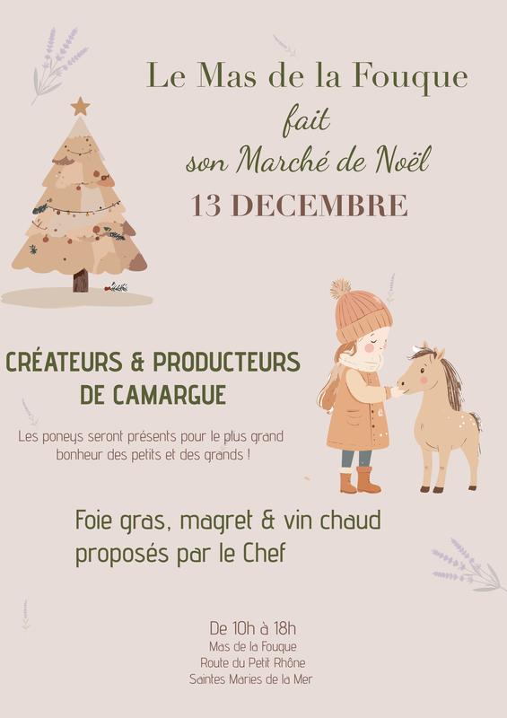 Marché de Noël au Mas de la Fouque