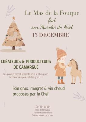 Marché de Noël au Mas de la Fouque
