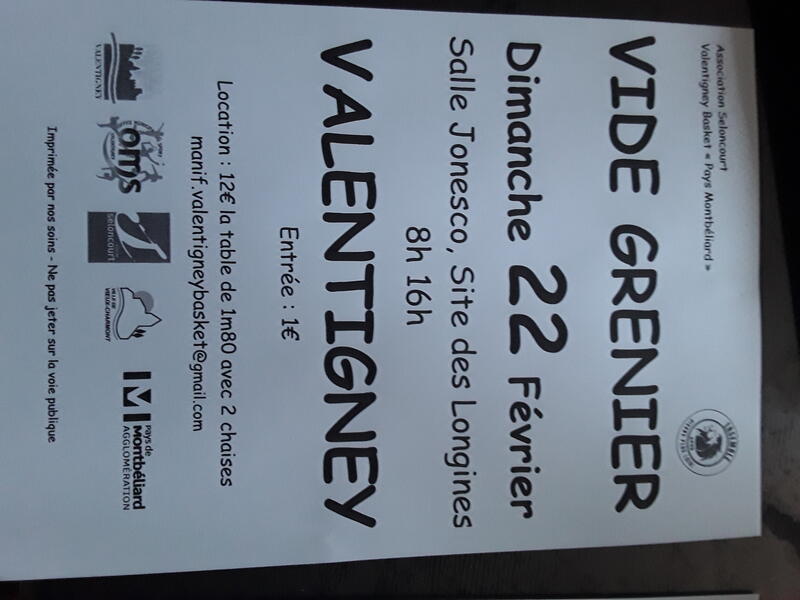 Vide grenier de l'asv basket