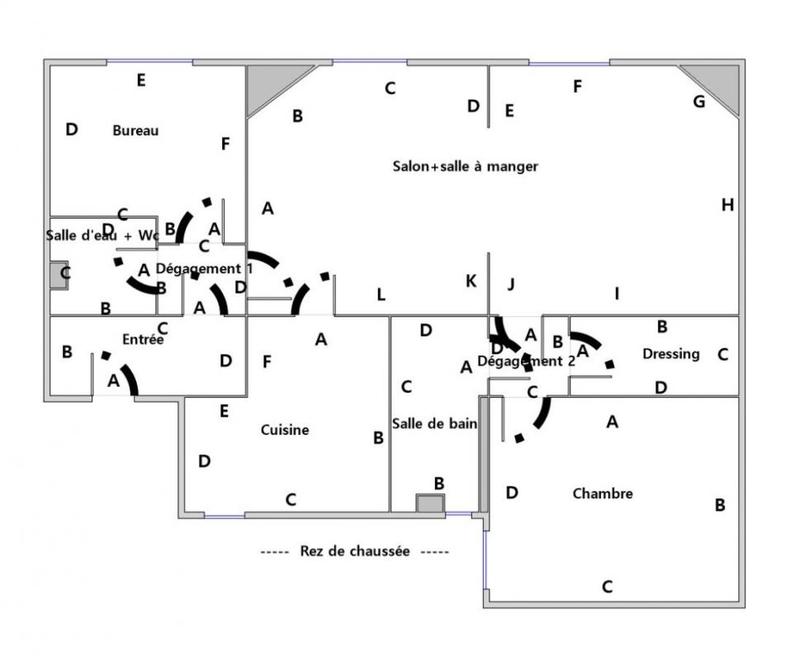Appartement - 60 m² - 4 pièces
