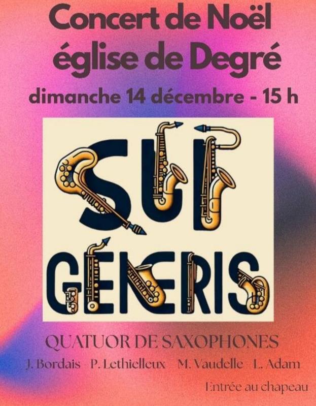 Concert de Noël à Degré