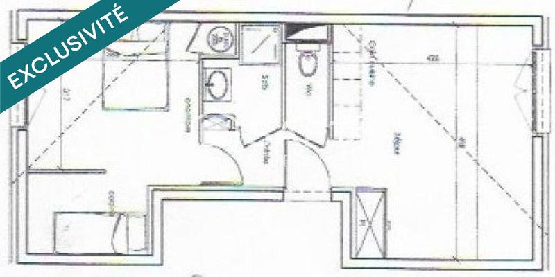 Appartement - 45 m² - 2 pièces