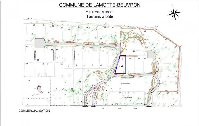 Terrain constructible - 627 m²