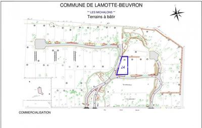 Terrain constructible - 627 m²