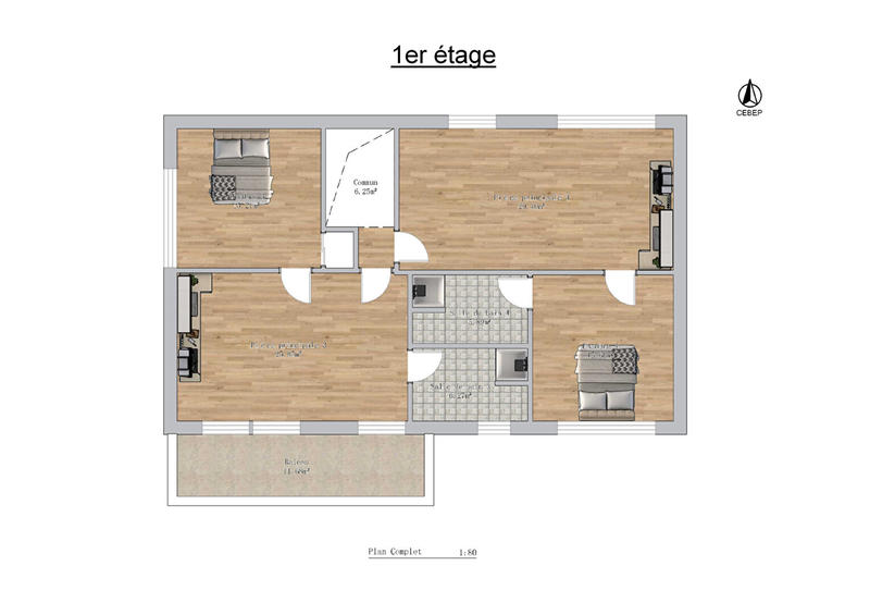 Immeuble - 216 m² - 2 pièces