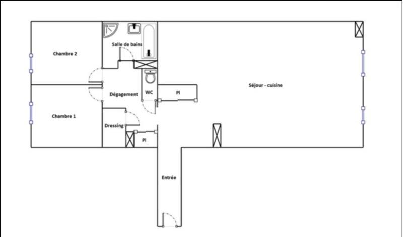 Appartement - 83 m² - 3 pièces