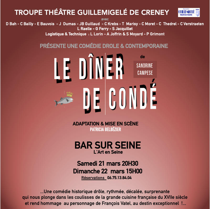 Comédie : le dîner de condé