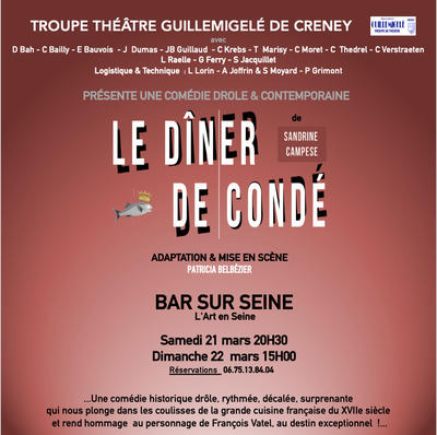 Comédie : le dîner de condé