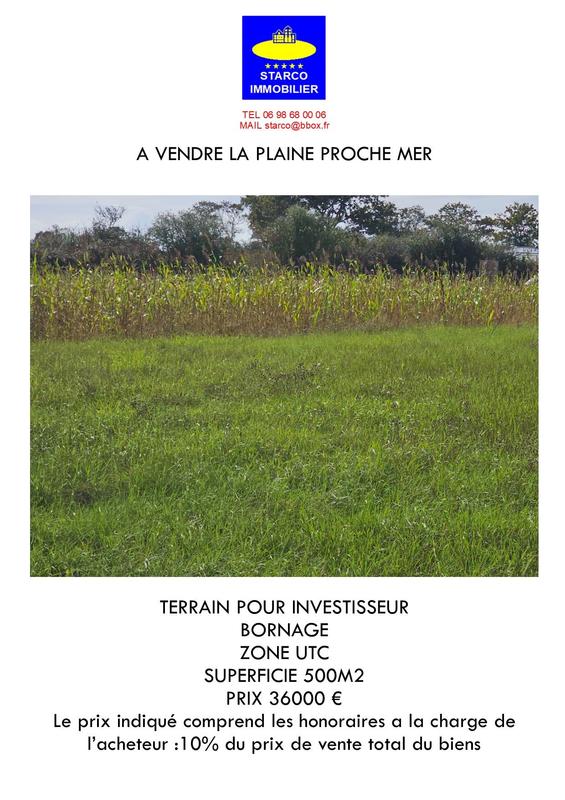 Terrain - 500 m²