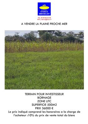 Terrain - 500 m²