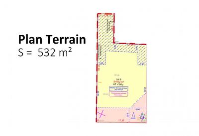 Terrain - 532 m²