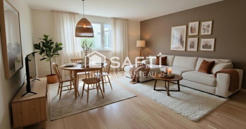 Appartement - 73 m² - 3 pièces
