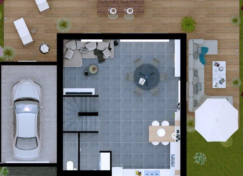 Maison contemporaine - 116 m² - 5 pièces