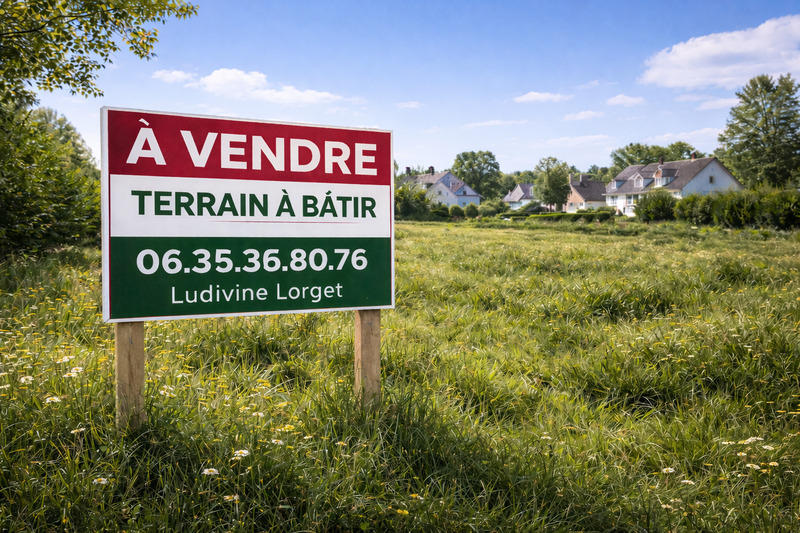 Terrain constructible - 2 250 m²