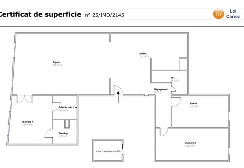 Appartement - 92 m² - 4 pièces