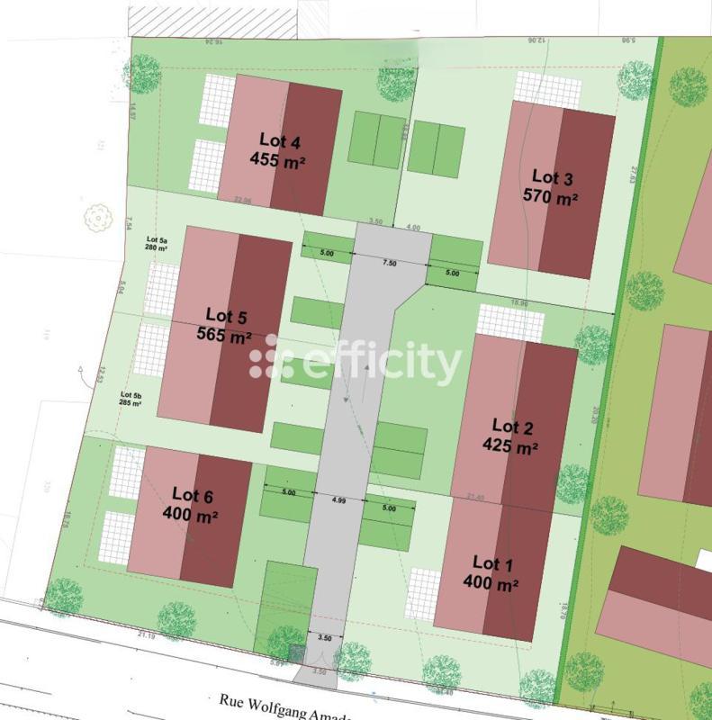 Terrain constructible - 400 m²