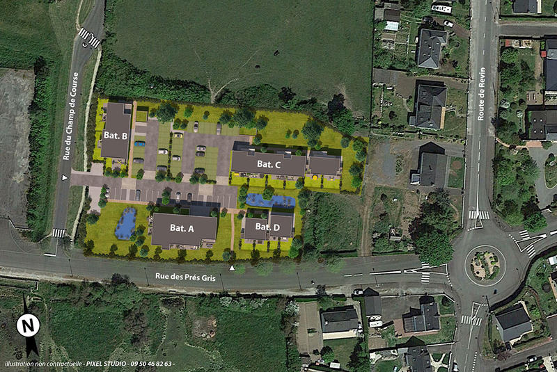 Appartement - 38 à 60 m² - 2 à 3 pièces