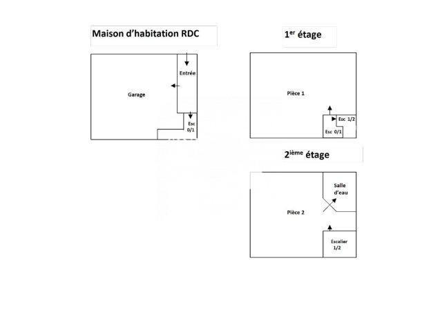 Maison - 90 m² - 2 pièces