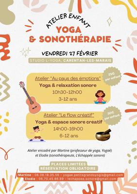 Atelier enfant : yoga &amp; sonothérapie
