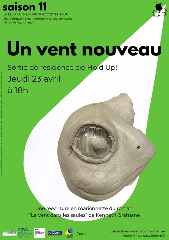 Spectacle de marionnettes - Sortie de résidence un Vent Nouveau – Cie Hold Up!