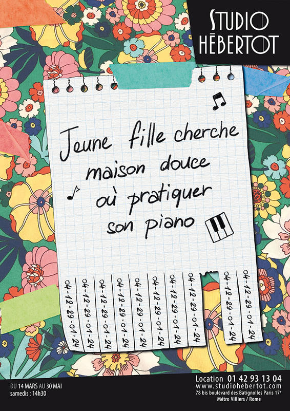 Jeune fille cherche maison douce où pratiquer son piano