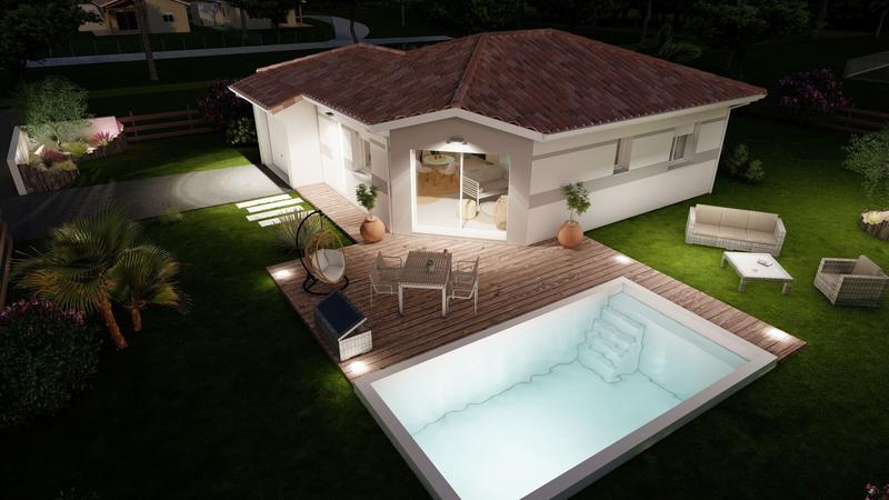 Maison - 60 m² - 3 pièces