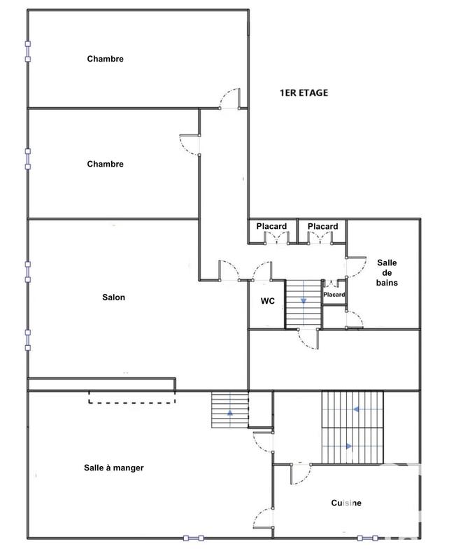 Maison de ville - 142 m² - 5 pièces