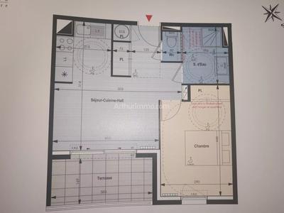 Appartement - 40 m² - 2 pièces