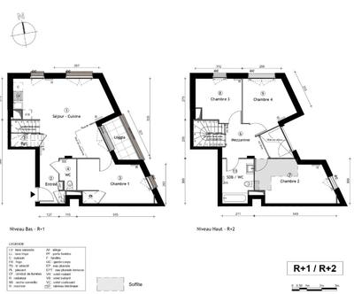 Appartement - 92 m² - 5 pièces