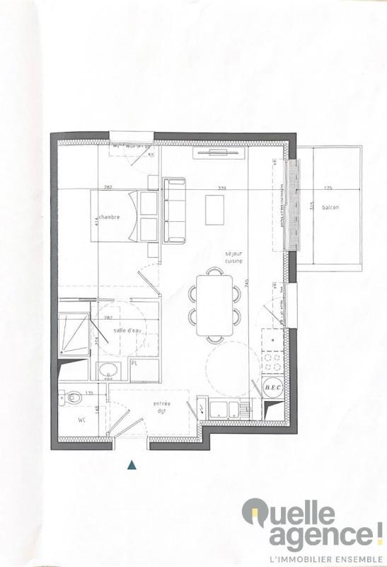 Appartement - 45 m² - 2 pièces