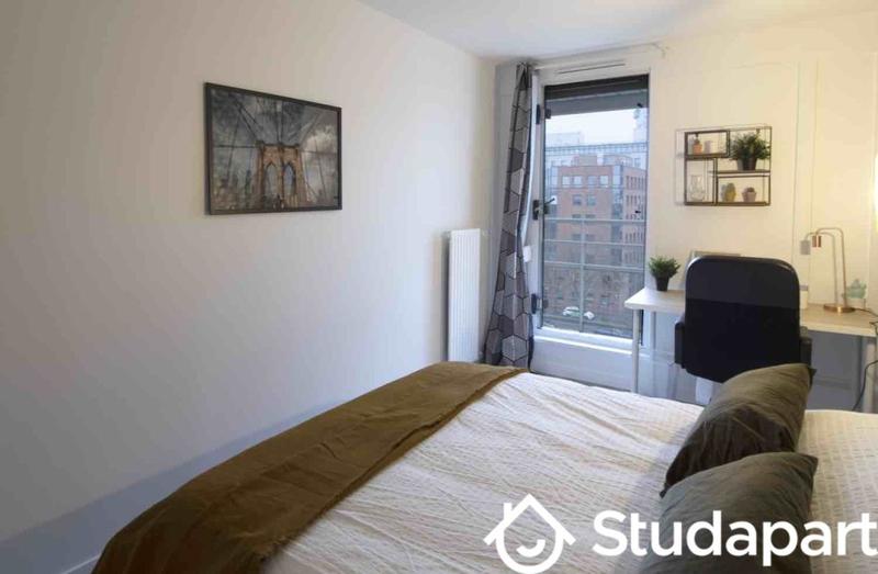 Chambre - 15 m² - 1 pièce