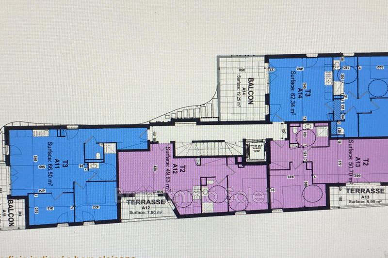 Appartement - 48 m² - 2 pièces