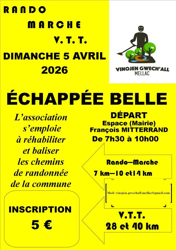 Echappée belle de l'association Vinojen