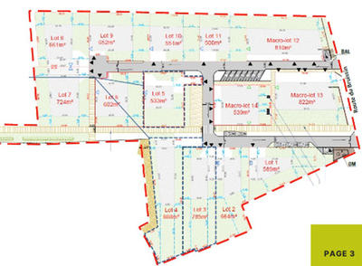 Terrain constructible - 888 m²