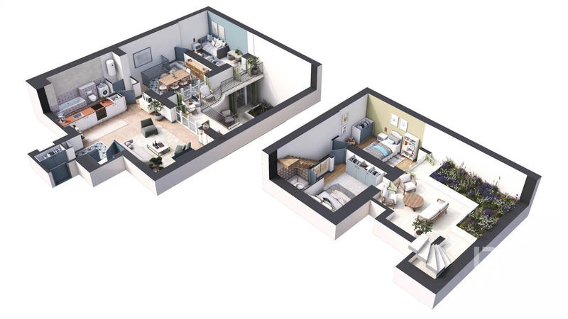 Appartement - 94 m² - 4 pièces