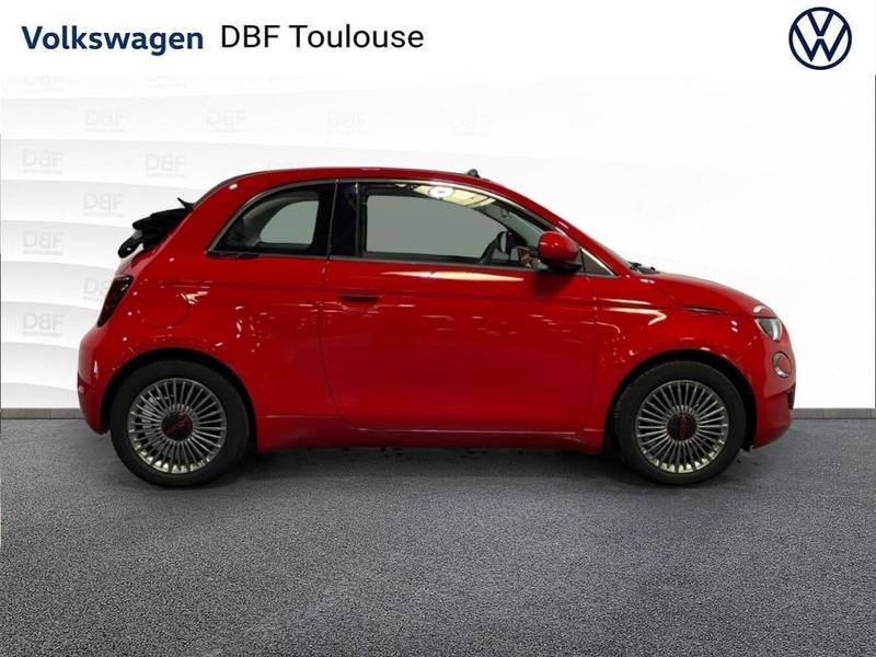 Fiat 500 500e My22 Serie 1 Step Cabriolet 500c e 95 ch (Red)