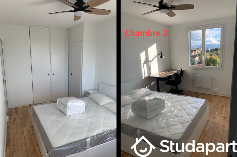 Chambre - 9 m² - 1 pièce