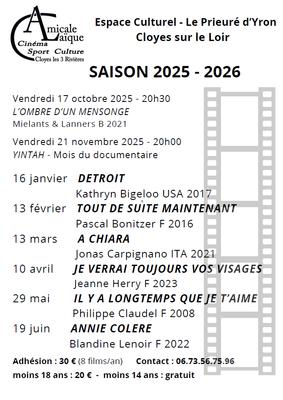 Soirée cinéma - je verrai toujours vos visages