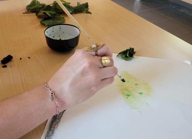 Atelier "Peindre avec des Végétaux "