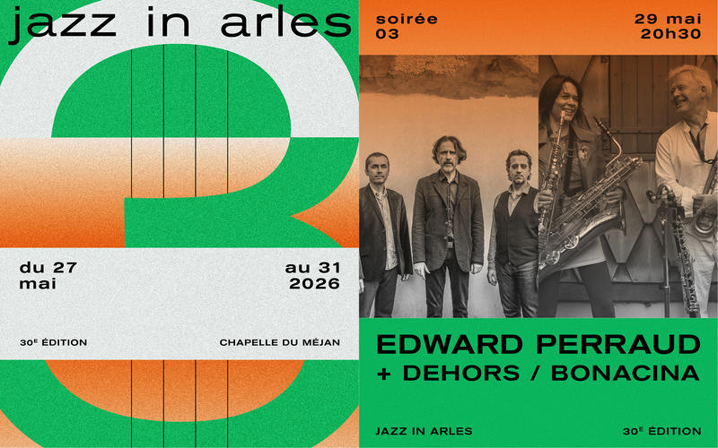 Jazz in Arles - Edward Perraud Trio + Laurent Dehors &amp; Céline Bonacina