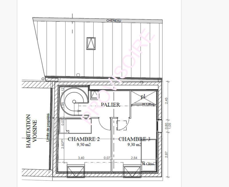 Maison - 34 m² - 1 pièce