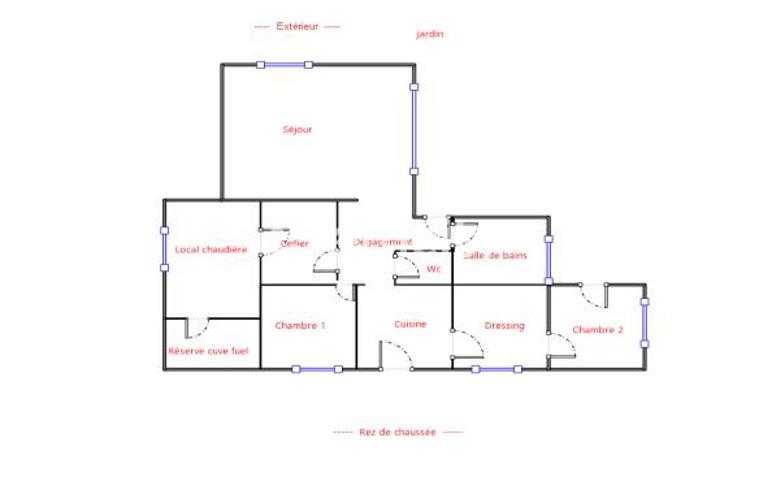 Maison - 107 m² - 4 pièces