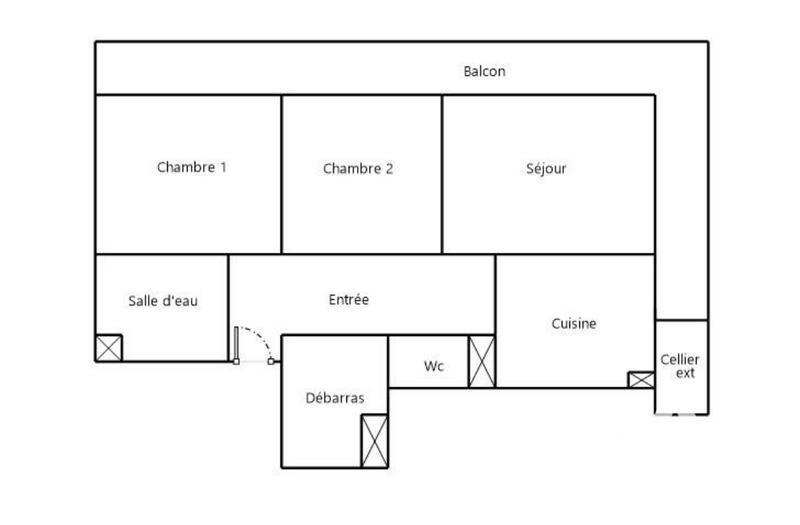 Appartement - 62 m² - 3 pièces