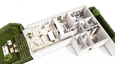 Appartement - 104 m² - 4 pièces