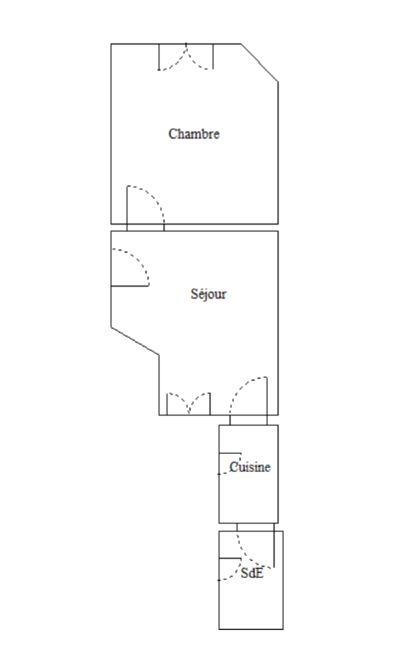 Appartement - 24 m² - 2 pièces