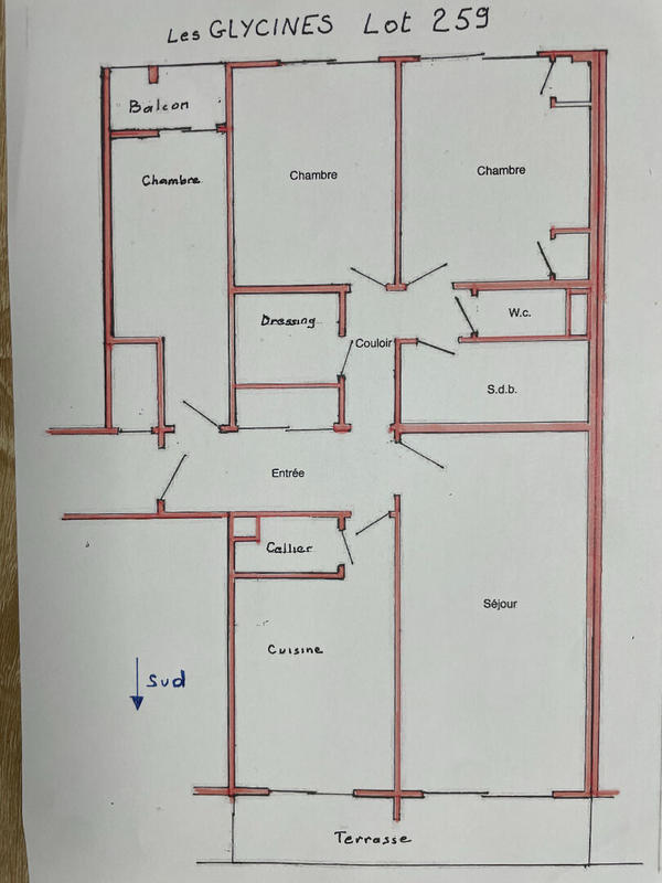 Appartement - 95 m² - 4 pièces