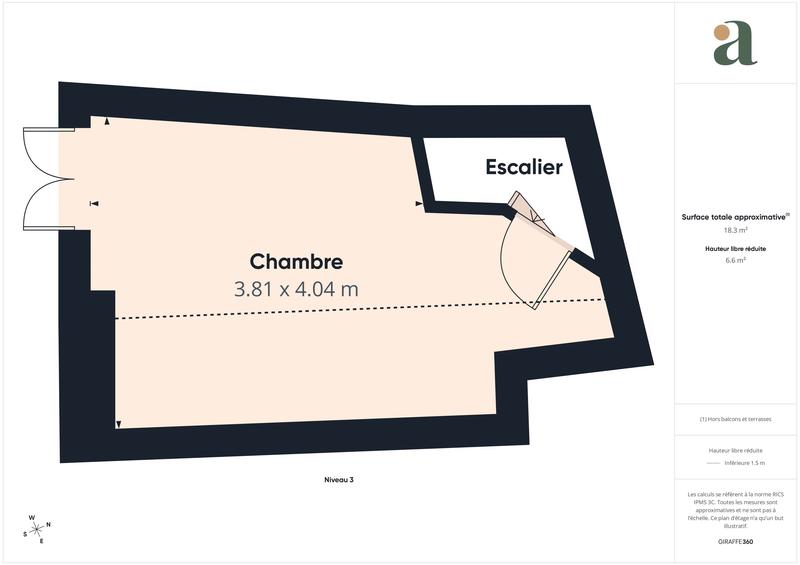 Maison de village - 65 m² - 3 pièces