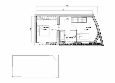 Maison - 70 m² - 3 pièces