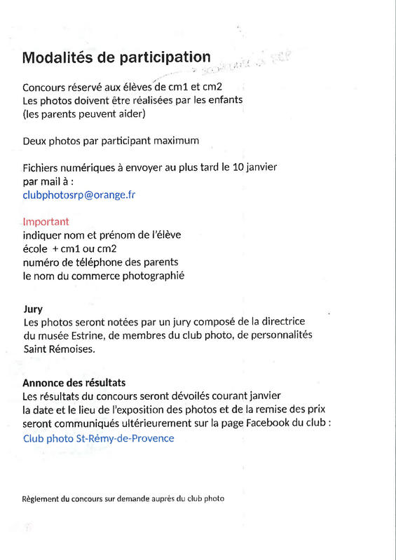 Concours photo 2025 à Saint-Rémy-de-Provence